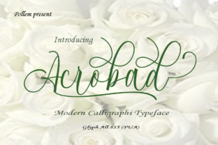 Acrobad Review: A Script Font with a Personality
