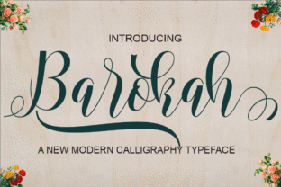 Barokah: The Handwritten Typeface for Scroll-Stopping Visuals