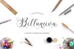 Billaneiva Font Review: A Delicate Script for Creative Branding