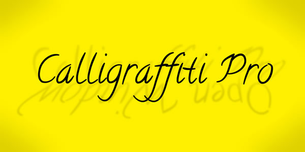 Calligraffiti Pro: A Modern Script Typeface for Editorial Design