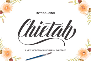 Chietah Font Review: A Stylish Calligraphy Typeface for Creative Brands
