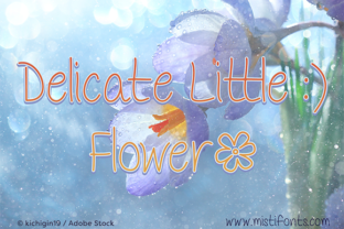 Delicate Little Flower: A Font That Adds Charm to Your Brand