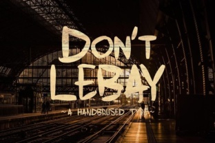 Don t Lebay Font Review: A Smooth Script for Creative Branding