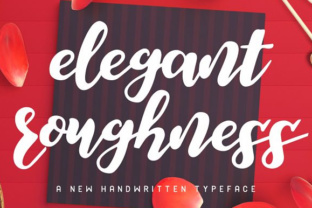 Elegant Roughness: A Handwritten Typeface for Crafters and Makers