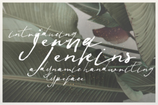 Jenna Jenkins Font: A Rustic Script for Editorial Design