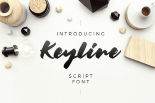 Keyline: A Handwritten Typeface for Editorial Design
