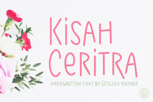 Kisah Ceritra: A Playful Handwritten Font for Brand Identity
