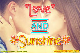 Love and Sunshine: A Handwritten Font for Warm Digital Branding