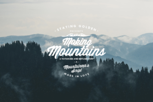 Making Mountains Typeface: A Designer’s Guide to Textured Branding