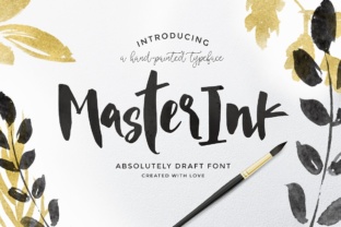 MasterInk: The Brush Stroke Typeface That Brings Handcrafted Warmth to Brand Identity