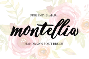 Montellia: A Handwritten Brush Font for Editorial Design