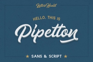 Pipetton Font Duo: A Small Business Typography Game-Changer