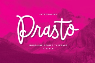 Prasto Font: A Modern Handwritten Typeface for Web Design