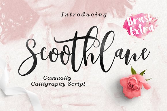 Scoothlane Font: A Smooth Handwritten Typeface for Crafters