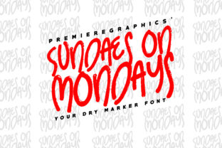 Sundaes on Mondays Font: A Playful Typeface for Digital Design