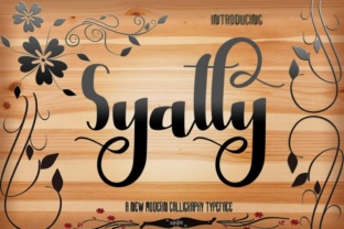 Syatty Handwritten Font: A Versatile Typeface for Crafters and Makers