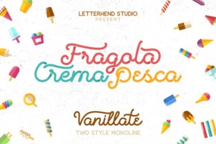 Vanillate: A Playful Script Font for Modern Web Design