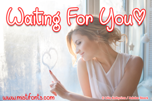 Waiting for You: A Handwritten Font for Editorial Softness
