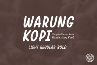 Warung Kopi Font: A Playful Typeface for Modern Web Design