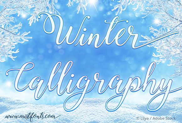 Winter Calligraphy Font: A Designer’s Journey with a Handwritten Typeface